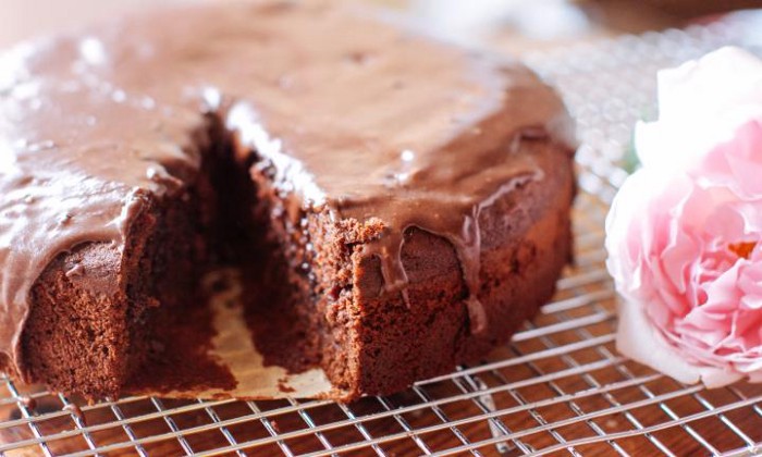 A photo of Easy Peasy Chocolate Cake