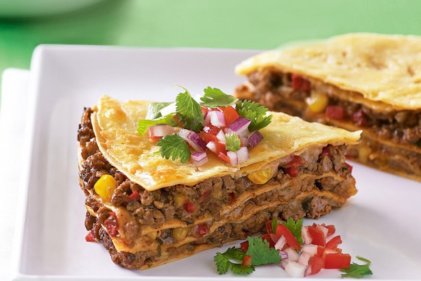A photo of Mexican Tortilla Pie