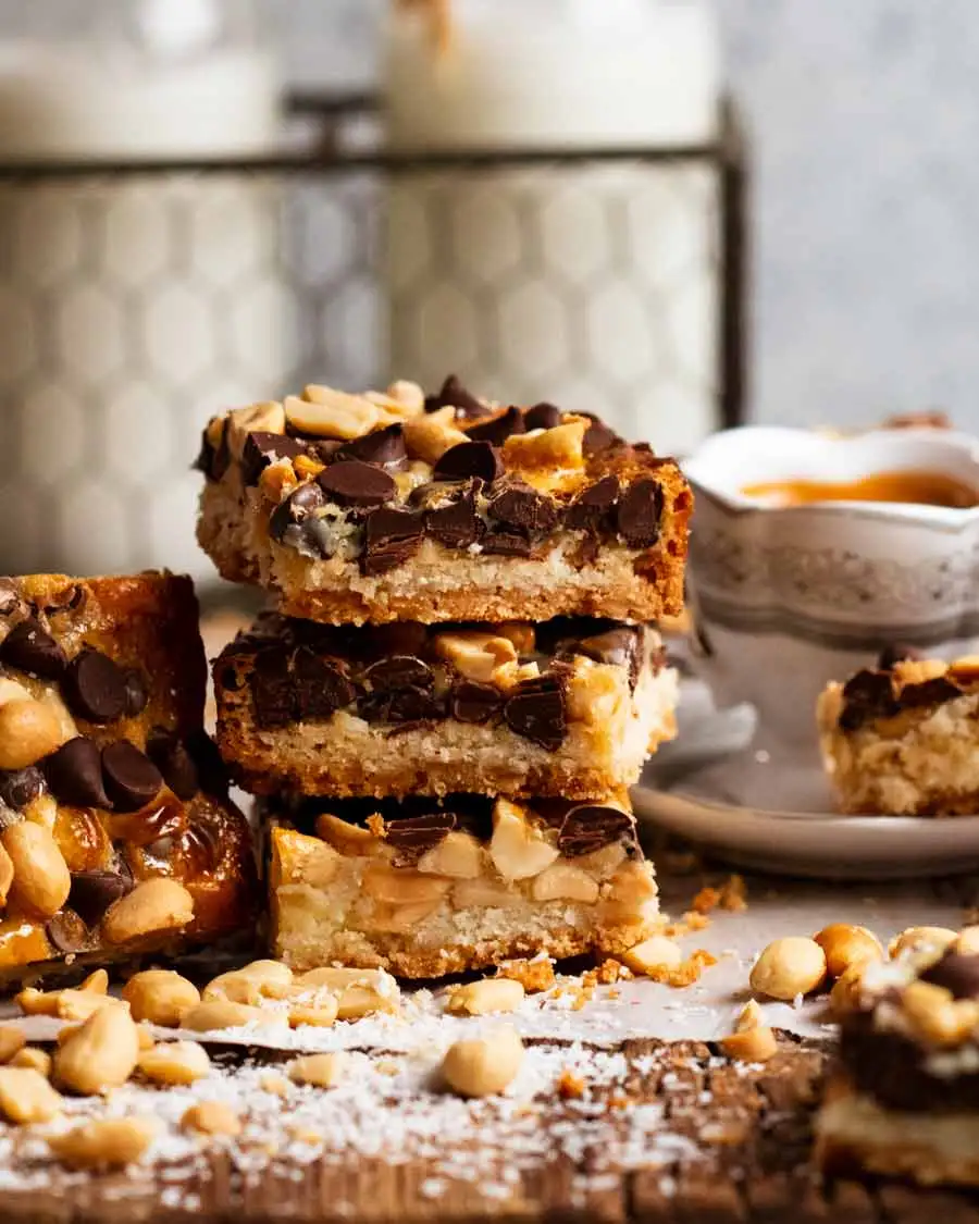 A photo of No-bowl Chocolate Nut Bars