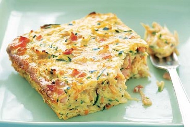 A photo of Zucchini Slice